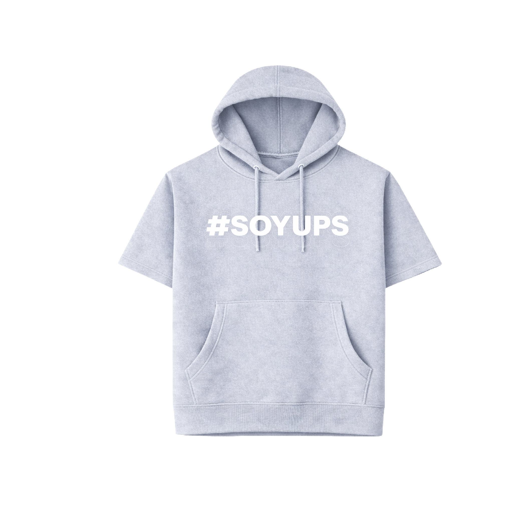 Hoodie UPS gris con capucha y estampado #SoyUPS