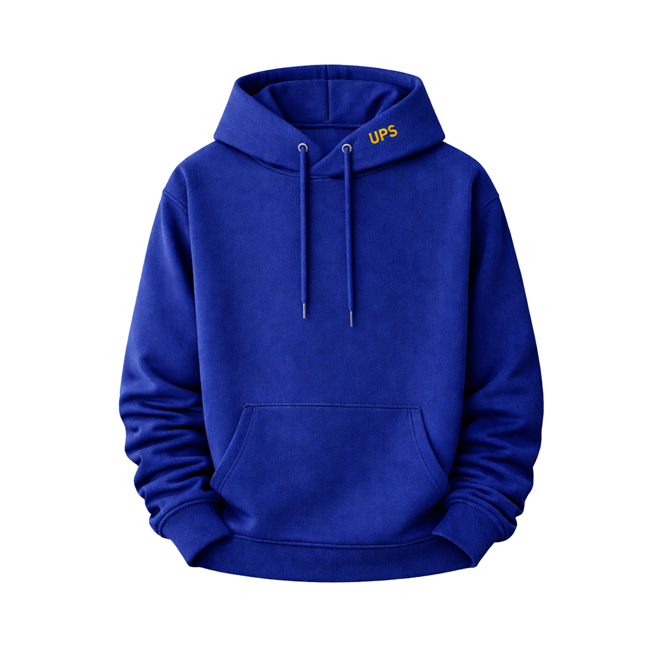 Sudadera UPS street azul con capucha y bolsillo tipo canguro